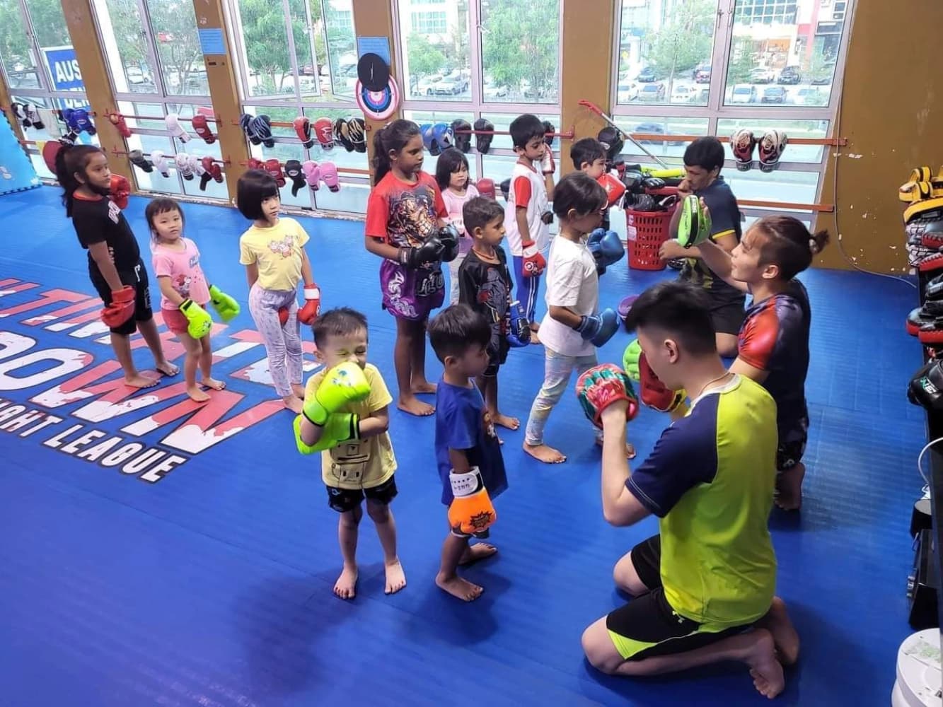 Kids Martial Arts training at Ultimate MMA Academy, Mount Austin