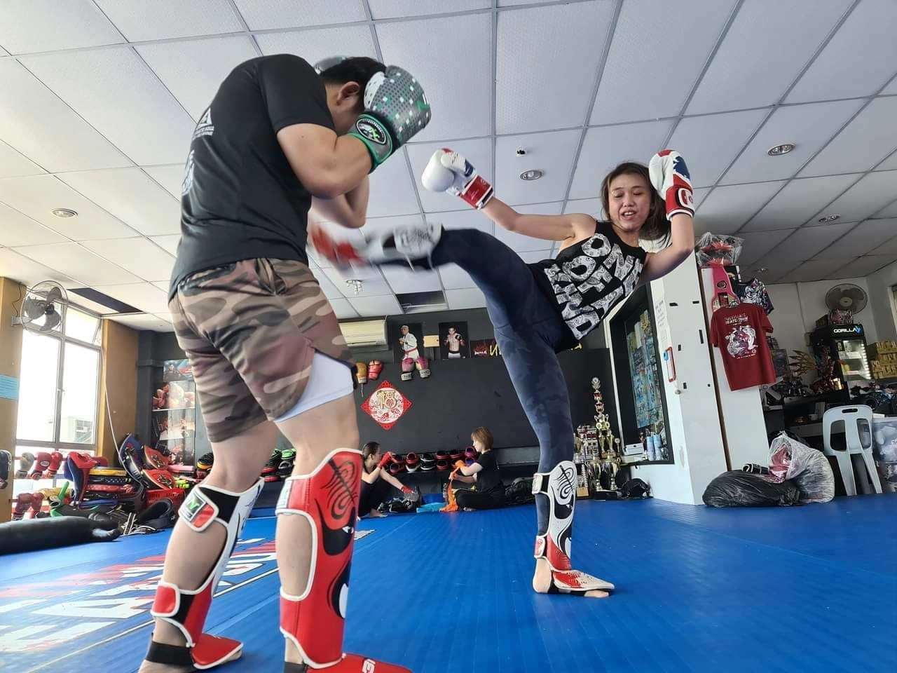 Training at Ultimate MMA Academy Johor Bahru